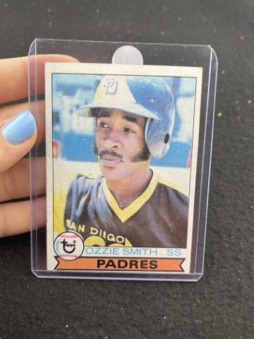 1979 Topps Ozzie Smith Baseball Card: KEY WORDS: INDIAN ARTIFACT ARTIFACTS ARROWHEAD ARROWHEADS NATIVE AMERICAN MISSISSIPPIAN QUAPAW CADDO POTTERY COINS MORGAN DOLLAR PEACE DOLLAR SILVER COINS. All coins have been Sigma tested for authent