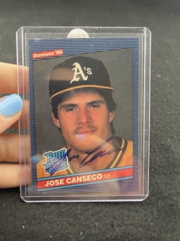 Jose Canseco Hand Signed Authentic Autograph (1 of 2)