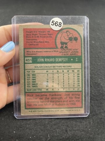 Rick Dempsey Hand Signed Authentic Autograph - 2