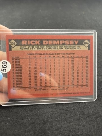 Rick Dempsey Hand Signed Authentic Autograph - 2