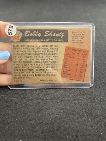 Bob Shantz Hand Signed Authentic Autograph - 2