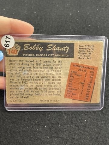 Bob Shantz Hand Signed Authentic Autograph - 2