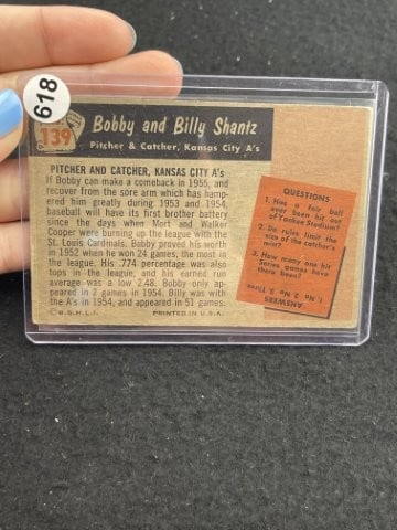 Bob Shantz Hand Signed Authentic Autograph - 2