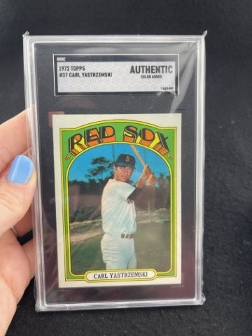 1972 Topps Carl Yastrzemski Baseball Card: KEY WORDS: INDIAN ARTIFACT ARTIFACTS ARROWHEAD ARROWHEADS NATIVE AMERICAN MISSISSIPPIAN QUAPAW CADDO POTTERY COINS MORGAN DOLLAR PEACE DOLLAR SILVER COINS. All coins have been Sigma tested for