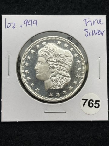 1 Ounce .999 Fine Silver Round Coin: KEY WORDS: INDIAN ARTIFACT ARTIFACTS ARROWHEAD ARROWHEADS NATIVE AMERICAN MISSISSIPPIAN QUAPAW CADDO POTTERY COINS MORGAN DOLLAR PEACE DOLLAR SILVER COINS. All coins have been Sigma tested for authent