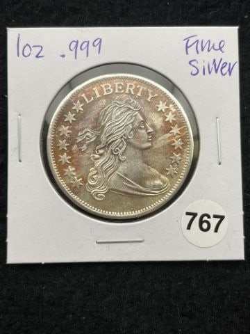 1 Ounce .999 Fine Silver Round Coin: KEY WORDS: INDIAN ARTIFACT ARTIFACTS ARROWHEAD ARROWHEADS NATIVE AMERICAN MISSISSIPPIAN QUAPAW CADDO POTTERY COINS MORGAN DOLLAR PEACE DOLLAR SILVER COINS. All coins have been Sigma tested for authent