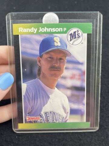 1989 Donruss Randy Johnson Baseball Card (1 of 2)