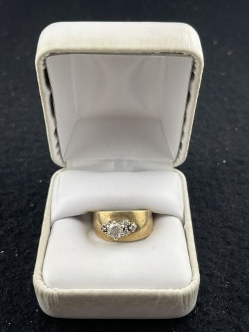 10K Gold & Diamond Ring 3.97: KEY WORDS: INDIAN ARTIFACT ARTIFACTS ARROWHEAD ARROWHEADS NATIVE AMERICAN MISSISSIPPIAN QUAPAW CADDO POTTERY COINS MORGAN DOLLAR PEACE DOLLAR SILVER COINS. All coins have been Sigma tested for authent