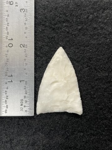 Triangle Point Indian Artifact Arrowhead: KEY WORDS: INDIAN ARTIFACT ARTIFACTS ARROWHEAD ARROWHEADS NATIVE AMERICAN MISSISSIPPIAN QUAPAW CADDO POTTERY COINS MORGAN DOLLAR PEACE DOLLAR SILVER COINS. All coins have been Sigma tested for