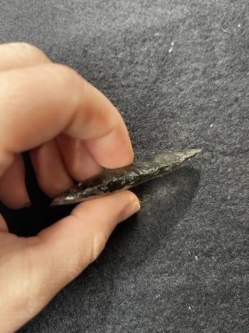 Obsidian Clovis Indian Artifact Arrowhead - 3