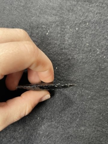 Obsidian Clovis Indian Artifact Arrowhead - 3