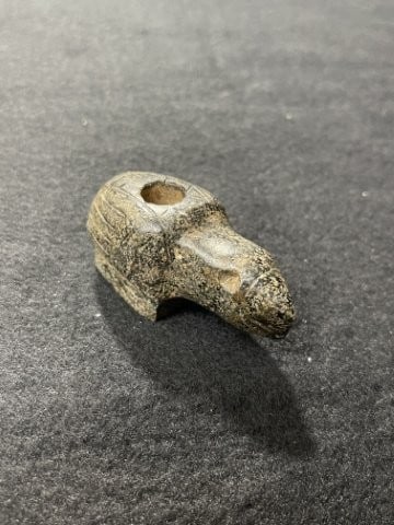 Hawk Effigy Stone Pipe Indian Artifact Arrowhead (1 of 8)