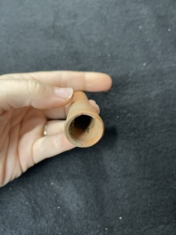 Pottery Pipe Indian Artifact Arrowhead - 4