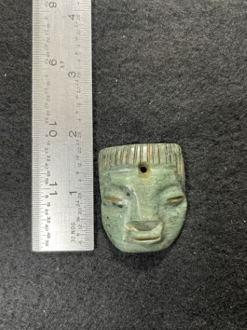 Face Effigy Pendant Indian Artifact Arrowhead (1 of 4)