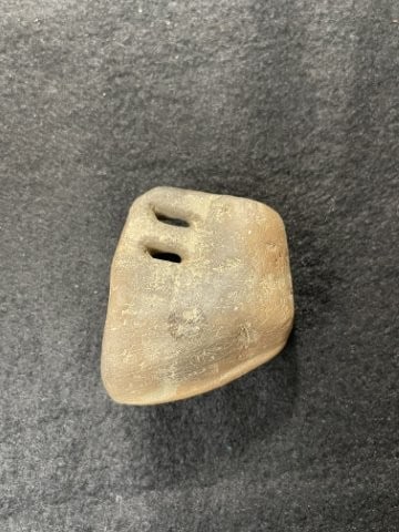 Pottery Pipe Indian Artifact Arrowhead - 2