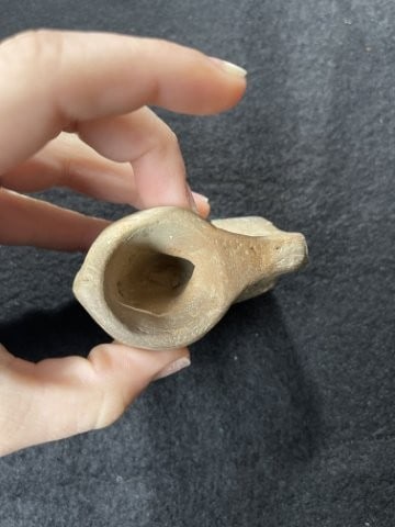 Pottery Pipe Indian Artifact Arrowhead - 3