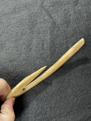 Large Bone Hook Indian Artifact Arrowhead - 3