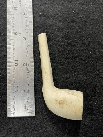 Trade Pipe Indian Artifact Arrowhead: KEY WORDS: INDIAN ARTIFACT ARTIFACTS ARROWHEAD ARROWHEADS NATIVE AMERICAN MISSISSIPPIAN QUAPAW CADDO POTTERY COINS MORGAN DOLLAR PEACE DOLLAR SILVER COINS. All coins have been Sigma tested for