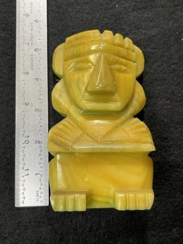 Pre-Columbian Stone Figure Indian Artifact Arrowhead: KEY WORDS: INDIAN ARTIFACT ARTIFACTS ARROWHEAD ARROWHEADS NATIVE AMERICAN MISSISSIPPIAN QUAPAW CADDO POTTERY COINS MORGAN DOLLAR PEACE DOLLAR SILVER COINS. All coins have been Sigma tested for