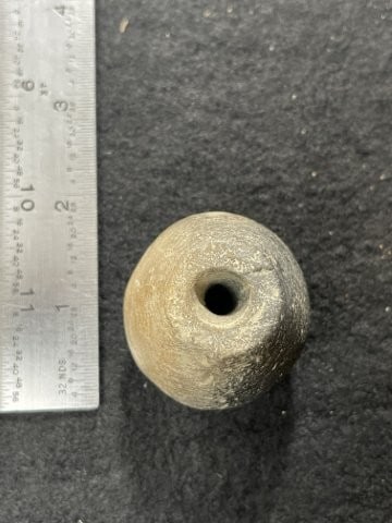 Pottery Bead Indian Artifact Arrowhead: KEY WORDS: INDIAN ARTIFACT ARTIFACTS ARROWHEAD ARROWHEADS NATIVE AMERICAN MISSISSIPPIAN QUAPAW CADDO POTTERY COINS MORGAN DOLLAR PEACE DOLLAR SILVER COINS. All coins have been Sigma tested for