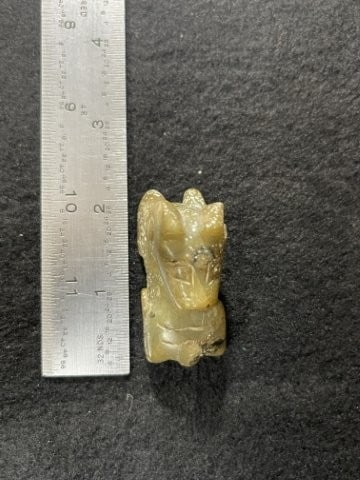 Chinese Jade Hengshan Figurine: KEY WORDS: INDIAN ARTIFACT ARTIFACTS ARROWHEAD ARROWHEADS NATIVE AMERICAN MISSISSIPPIAN QUAPAW CADDO POTTERY COINS MORGAN DOLLAR PEACE DOLLAR SILVER COINS. All coins have been Sigma tested for