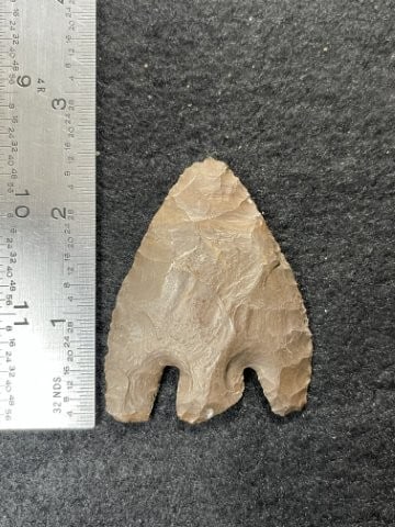 Calf Creek Indian Artifact Arrowhead (1 of 3)