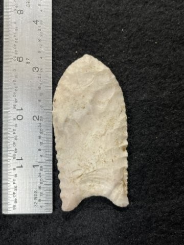 Clovis Indian Artifact Arrowhead (1 of 3)
