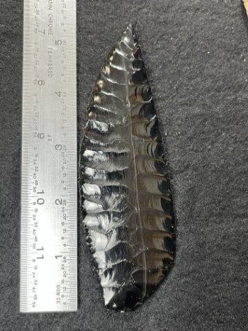 Obsidian Blade Indian Artifact Arrowhead (1 of 3)