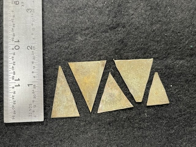Metal Trade Points Indian Artifact Arrowhead (1 of 1)