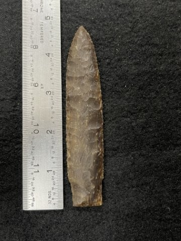 Scottsbluff Indian Artifact Arrowhead: KEY WORDS: INDIAN ARTIFACT ARTIFACTS ARROWHEAD ARROWHEADS NATIVE AMERICAN MISSISSIPPIAN QUAPAW CADDO POTTERY COINS MORGAN DOLLAR PEACE DOLLAR SILVER COINS. All coins have been Sigma tested for