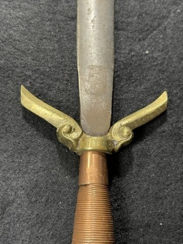 Large Dagger Indian Artifact Arrowhead - 4