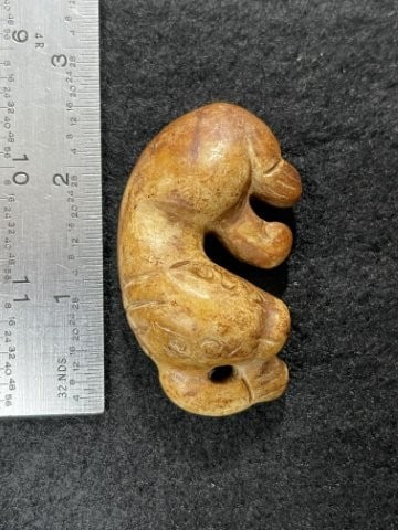 Chinese Jade Hengshan Figurine: KEY WORDS: INDIAN ARTIFACT ARTIFACTS ARROWHEAD ARROWHEADS NATIVE AMERICAN MISSISSIPPIAN QUAPAW CADDO POTTERY COINS MORGAN DOLLAR PEACE DOLLAR SILVER COINS. All coins have been Sigma tested for