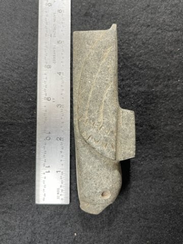 Bird Effigy Stone Pipe Indian Artifact Arrowhead (1 of 6)