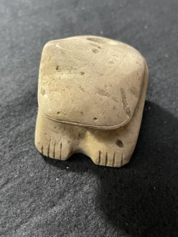 Frog Effigy Stone Pipe Indian Artifact Arrowhead (1 of 7)