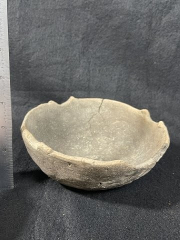 Mississippian Pie Crust Bowl Indian Artifact Arrowhead (1 of 6)