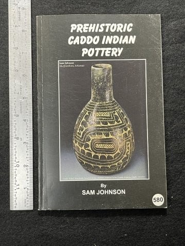Pre-Historic Caddo Pottery Book signed by Sam Johnson (1 of 2)