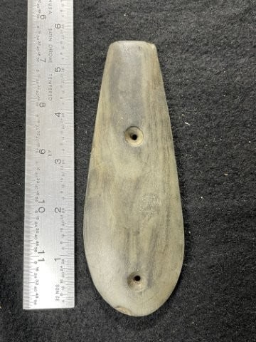 Slate Gorget Indian Artifact Arrowhead (1 of 3)
