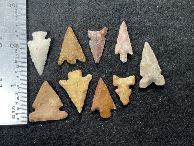 Group of Very nice Arrowheads Indian Artifact Arrowhead (1 of 1)
