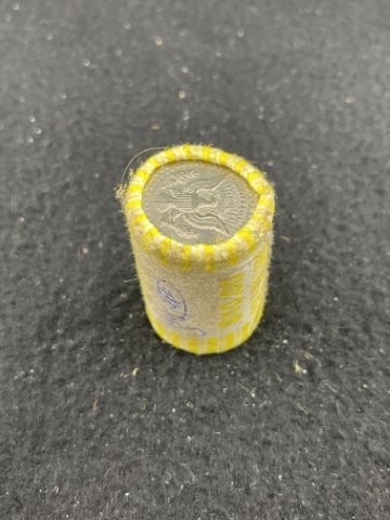 Roll of Half Dollars: KEY WORDS: INDIAN ARTIFACT ARTIFACTS ARROWHEAD ARROWHEADS NATIVE AMERICAN MISSISSIPPIAN QUAPAW CADDO POTTERY COINS MORGAN DOLLAR PEACE DOLLAR SILVER COINS. All coins have been Sigma tested for