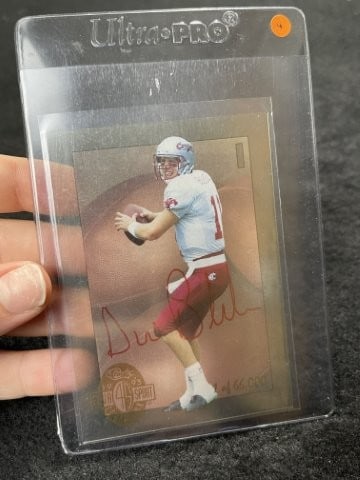 Drew Bledsoe Hand Signed Authentic Autograph: KEY WORDS: INDIAN ARTIFACT ARTIFACTS ARROWHEAD ARROWHEADS NATIVE AMERICAN MISSISSIPPIAN QUAPAW CADDO POTTERY COINS MORGAN DOLLAR PEACE DOLLAR SILVER COINS. All coins have been Sigma tested for