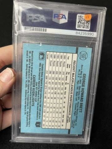 George Brett Hand Signed Authentic Autograph - 2