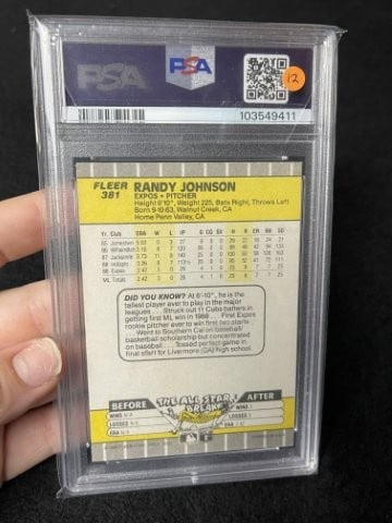 Randy Johnson Hand Signed Authentic Autograph - 2