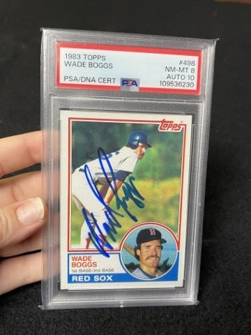 Wade Boggs Hand Signed Authentic Autograph: KEY WORDS: INDIAN ARTIFACT ARTIFACTS ARROWHEAD ARROWHEADS NATIVE AMERICAN MISSISSIPPIAN QUAPAW CADDO POTTERY COINS MORGAN DOLLAR PEACE DOLLAR SILVER COINS. All coins have been Sigma tested for