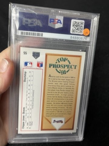 Chipper Jones Hand Signed Authentic Autograph - 2