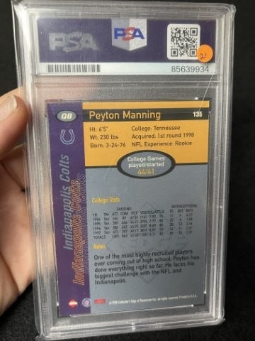 Peyton Manning Hand Signed Authentic Autograph - 2