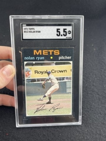 1971 Topps Nolan Ryan Baseball Card: KEY WORDS: INDIAN ARTIFACT ARTIFACTS ARROWHEAD ARROWHEADS NATIVE AMERICAN MISSISSIPPIAN QUAPAW CADDO POTTERY COINS MORGAN DOLLAR PEACE DOLLAR SILVER COINS. All coins have been Sigma tested for authent