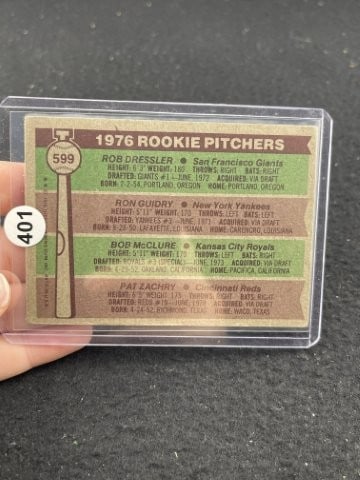 Ron Guidry Hand Signed Authentic Autograph - 2
