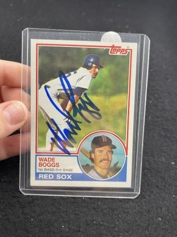 Wade Boggs Hand Signed Authentic Autograph: KEY WORDS: INDIAN ARTIFACT ARTIFACTS ARROWHEAD ARROWHEADS NATIVE AMERICAN MISSISSIPPIAN QUAPAW CADDO POTTERY COINS MORGAN DOLLAR PEACE DOLLAR SILVER COINS. All coins have been Sigma tested for