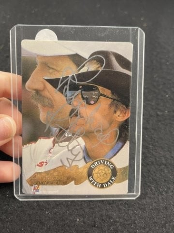 Richard Petty Hand Signed Authentic Autograph: KEY WORDS: INDIAN ARTIFACT ARTIFACTS ARROWHEAD ARROWHEADS NATIVE AMERICAN MISSISSIPPIAN QUAPAW CADDO POTTERY COINS MORGAN DOLLAR PEACE DOLLAR SILVER COINS. All coins have been Sigma tested for
