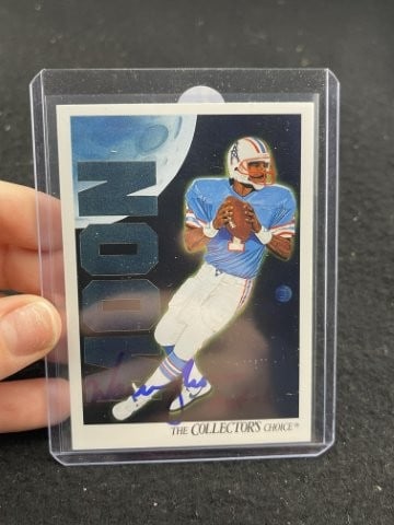 Warren Moon Hand Signed Authentic Autograph (1 of 2)